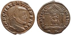 Ancient Coins - Maxentius  Follis - CONSERV VRB SVAE - Rome Mint - Scarce