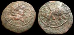 Ancient Coins - BYZACENE, Hadrumetum. Fabius Africanus, Proconsul. 6-5 BC. Æ 25mm . RARE