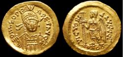 Ancient Coins - Leo I. 457-474 AD. Gold Solidus, 4.46g (6h). Constantinople.