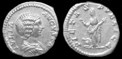 Ancient Coins - JULIA DOMNA (Augusta, 193-217). AR Denarius. Rome.