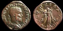 Ancient Coins - Pupienus. Bronze Sestertius, AD 238. Rome. RARE