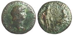 Ancient Coins - Nero augustus, 54 – 68 Sestertius, Lugdunum circa 65, Æ 21.89 g., 33 mm.
