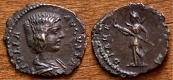 Ancient Coins - Julia Domna AR Denarius Rome ad Mare circa 196-202,