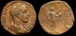 Ancient Coins - Gordian III. AD 238-244. Æ Sestertius (17.12 g,). Rome mint. Special emission, early AD 241.
