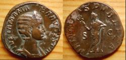 Ancient Coins - Julia Mamaea, Æ sestertius (30mm, 20.6 gm). Rome, AD 228.