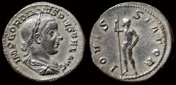 Ancient Coins - Gordian III (AD 238-244). AR denarius (20mm, 3.00 gm). Rome, AD 241-243.