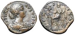 Ancient Coins - FAUSTINA II (Augusta, 147-176 ). Sestertius. Rome. VENUS