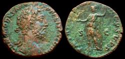 Ancient Coins - Commodus (AD 177-192). AE sestertius (30mm, 18.55 gm). Rome, AD 186.