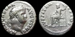 Ancient Coins - Nero augustus, 54 – 68 Denarius circa 64-65, AR 3.30 g.