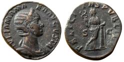 Ancient Coins - Julia Mamaea (Augusta, AD 222-235). Æ sestertius. Rome, AD 228.
