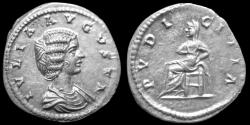 Ancient Coins - Julia Domna, Augusta, 193-217. Denarius (Silver, 19mm, 3.48 g) 196-202