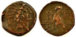 Ancient Coins - Seleucid Kings of Syria, Antiochos VIII Epiphanes (Grypos). 121-98/6 BC. AE 19, 6.5g.