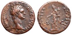 Ancient Coins - Domitian (81-96), As, Rome, AD 92-94, AE (g 10,66; mm 29)