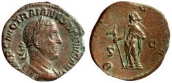 Ancient Coins - Trajan Decius (249-251), AE Sestertius, Rome, AD 249-251.