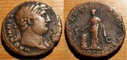 Ancient Coins - Hadrian. AD 117-138. Æ As (26mm, 9.09 g, ). Rome AD 124-128.
