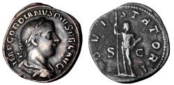Ancient Coins - GORDIAN III. 238-244 AD. Æ Sestertius (21.00 gm). Struck 241-243 AD.