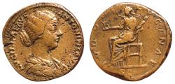 Ancient Coins - LUCILLA (Augusta, 164-182). Sestertius. Rome.