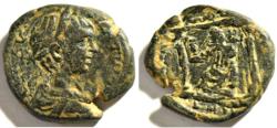 Ancient Coins - SYRIA, Decapolis. Petra. Geta. As Caesar, AD 198-209. Æ 23mm (8.1 g,).