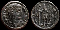 Ancient Coins - Vetranio (Usurper, 350), Maiorina, Thessalonica, 1 March - 25 December AD 350 AE RARE
