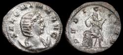 Ancient Coins - Salonina. Augusta, AD 254-268. Antoninianus (21mm, 3.84 g,). Rome AD 260/1-262.