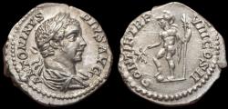 Ancient Coins - Caracalla AR Denarius. Rome, AD 205.