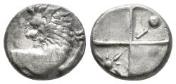 Ancient Coins - THRACE, Chersonesos. (Circa 386-338 BC). AR 2.4gr 12.9mm