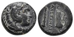 Ancient Coins - Macedonian Kingdom. Alexander III 'the Great'. 336-323 B.C. Æ 6.4gr 17.1mm