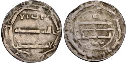 World Coins - Abbasid: al-Mahdi (775-785), silver dirham, al-'Abbasiya mint, AH 159 (775-776 CE). NGC F12.