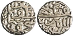 World Coins - Gujarat: Nasir al-Din Mahmud Shah III (1538-1554), silver tanka (7.15g), AH 944-961 (1538-1554 CE).