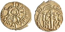 World Coins - Sicily: William I (1154-1166), gold tari (0.78g), Siqiliya (Sicily) mint, AH 549 (1154-1155 CE). William cited with title al-Hadi.