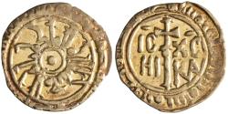 World Coins - Sicily: Roger II (1105-1154), gold tari (0.73g), Siqiliya (Sicily) mint, AH 536 (1141-1142 CE). Roger cited with title al-Mu'tazz.
