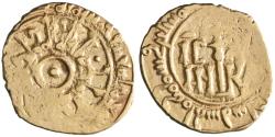 World Coins - Sicily: William I (1154-1166), gold tari (1.06g), Messina mint, AH 549 (1154-1155 CE). William cited with title al-Hadi.