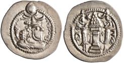 Ancient Coins - Sasanian: Peroz (457-484), silver drachm (4.18g), AS (Ctesiphon) mint, 457-484 CE.