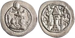 Ancient Coins - Sasanian: Peroz (457-484), silver drachm (4.09g), KL mint, 457-484 CE.