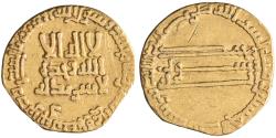 World Coins - Abbasid: al-Mansur (754-775), gold dinar (3.90g), AH 153 (770 CE).