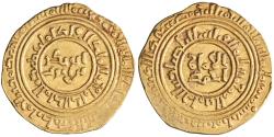 World Coins - Ayyubid: al-'Adil Abu Bakr I (1196-1218), gold dinar (4.14g), al-Iskandariya (Alexandria) mint, AH 613 (1216-1217 CE). Citing Abbasid caliph al-Nasir. Scarce.