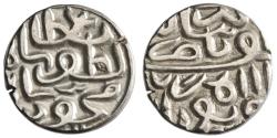 World Coins - Gujarat: Nasir al-Din Mahmud Shah III (1538-1554), silver tanka (7.22g), AH 944-961 (1538-1554 CE).