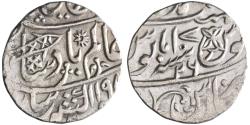 World Coins - Bengal Presidency (British India): silver rupee (11.20g), Muhammadabad Benares mint, AH 1198, RY 26. In name of Mughal emperor Shah Alam II.
