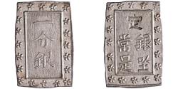 World Coins - Japan: Tenpo (1830-1844), silver bu (ichibu) (8.57g), Ginza, 1837-1854 CE.