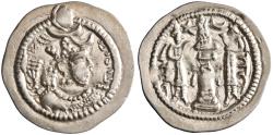 Ancient Coins - Sasanian: Peroz (457-484), silver drachm (4.15g), AY (Eran-Khwarrah-Shapur) mint, 457-484 CE.