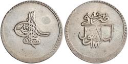 World Coins - Ottoman: Mustafa III (1757-1774), silver kurush / 40 para (19.15g), Islambul (Istanbul) mint, accession year AH 1171 (1757 CE), year [11]85.