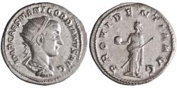 Ancient Coins - Roman: Gordian III (238-244), silver antoninianus (4.05g), Rome mint, 238-239 CE. Providentia.