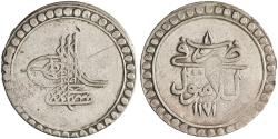 World Coins - Ottoman: Mustafa III (1757-1774), silver kurush / 40 para (19.36g), Islambul (Istanbul) mint, accession year AH 1171 (1757 CE), RY 8.