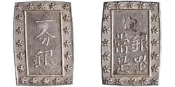 World Coins - Japan: Tenpo (1830-1844), silver bu (ichibu) (8.57g), Ginza, 1837-1854 CE.