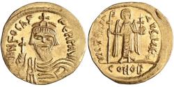 Ancient Coins - Byzantine, Phocas, gold solidus, Constantinople, 607-610 CE