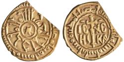 World Coins - Sicily: Roger II (1105-1154), gold tari (0.93g), Messina mint, AH 536 (1141-1142 CE). Roger cited with title al-Mu'tazz.