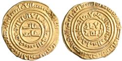 World Coins - Crusader Kingdoms, gold bezant/dinar, "Misr" (assigned to 'Akka [Acre]), "AH 506" (1112-1113 CE), fine style imitation of dinars of the Fatimid al-Amir