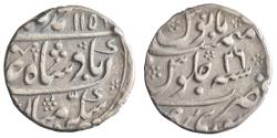 World Coins - Mughal: Muhammad Shah (1719-1748), silver rupee (11.24g), Sawai Jaipur mint, AH 1156 (1743-1744 CE), RY 26.