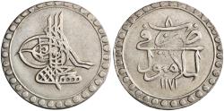 World Coins - Ottoman: Mustafa III (1757-1774), silver kurush / 40 para (18.41g), Islambul (Istanbul) mint, accession year AH 1171 (1757 CE), RY 8.