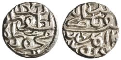 World Coins - Gujarat: Nasir al-Din Mahmud Shah III (1538-1554), silver tanka (7.18g), AH 944-961 (1538-1554 CE).